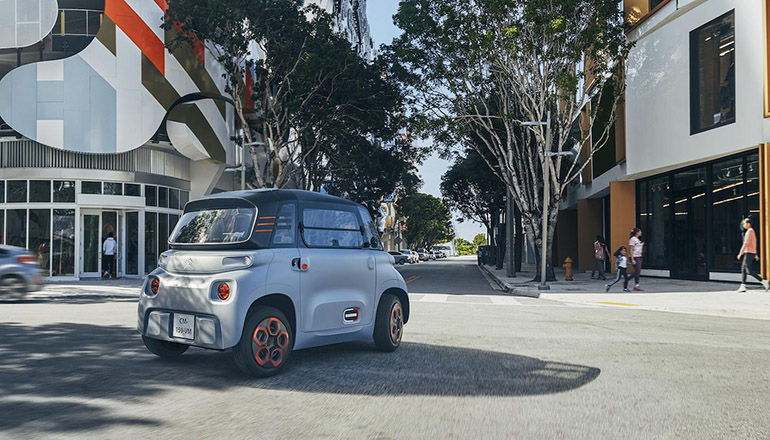 Ευέλικτο και πάνω απ' όλα πρακτικό για αστικές μετακινήσεις το νέο Citroen Ami