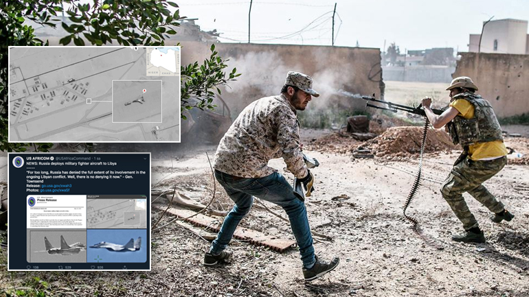 Οι Αμερικανοί εντόπισαν τα ρωσικά MIG στη Λιβύη