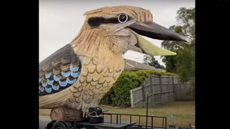 Αυστραλία: Άνδρας έφτιαξε τεράστιο γλυπτό κουκαμπούρα εν μέσω lockdown