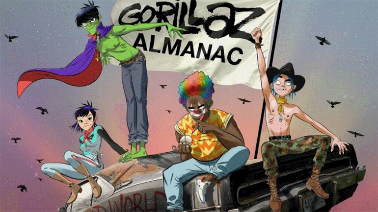 Η ιστορία των Gorillaz σε ένα αλμανάκ
