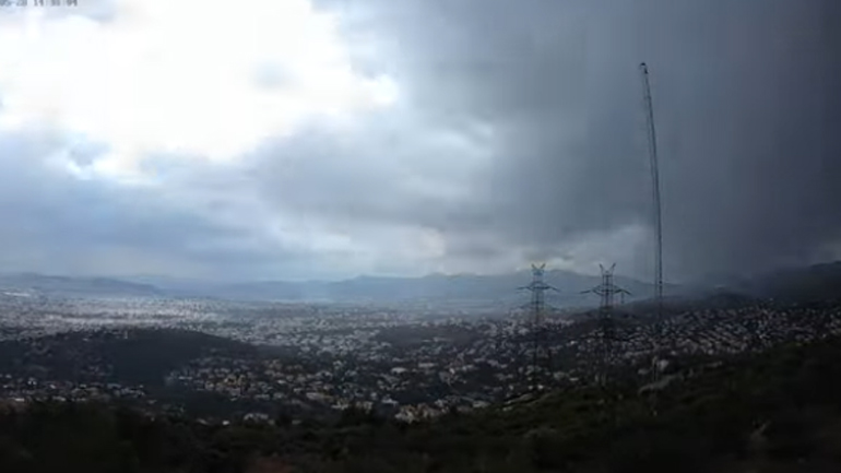 Εντυπωσιακό βίντεο του meteo: Η καταιγίδα στην Αττική
