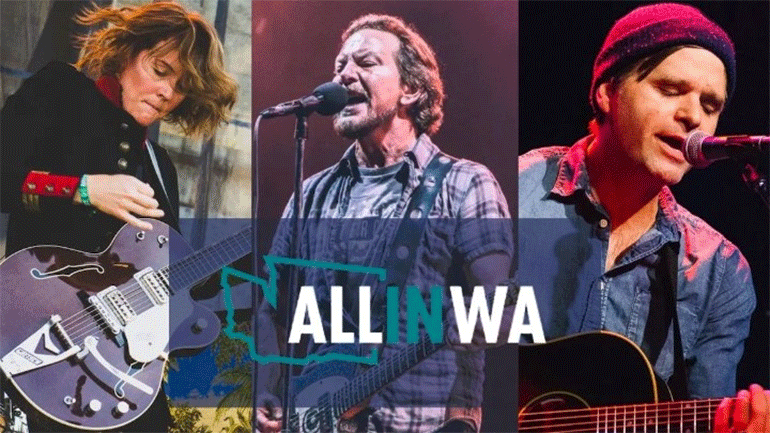 Pearl Jam, Μπράντι Καρλάιλ, Μπεν Γκίμπαρντ σε online συναυλία της «All In WA»