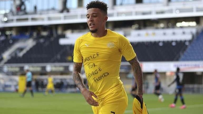 Ο Σάντσο μετά το γκολ του ζήτησε δικαιοσύνη για τη δολοφονία του Φλόιντ!