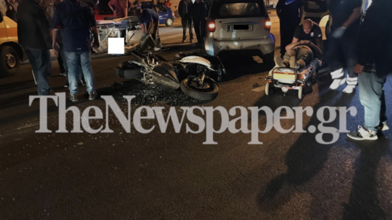 Τροχαίο με δύο τραυματίες στον Βόλο