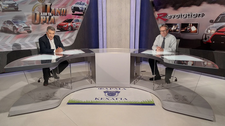 Κώστας Νικολακόπουλος (δεξιά) και Στράτος Φωτεινέλης