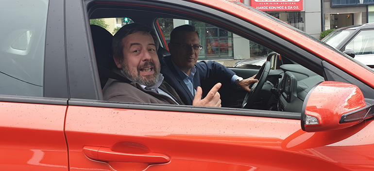 Θανάσης Αγγελής (δεξιά) και Γιάννης Αρσενιάδης