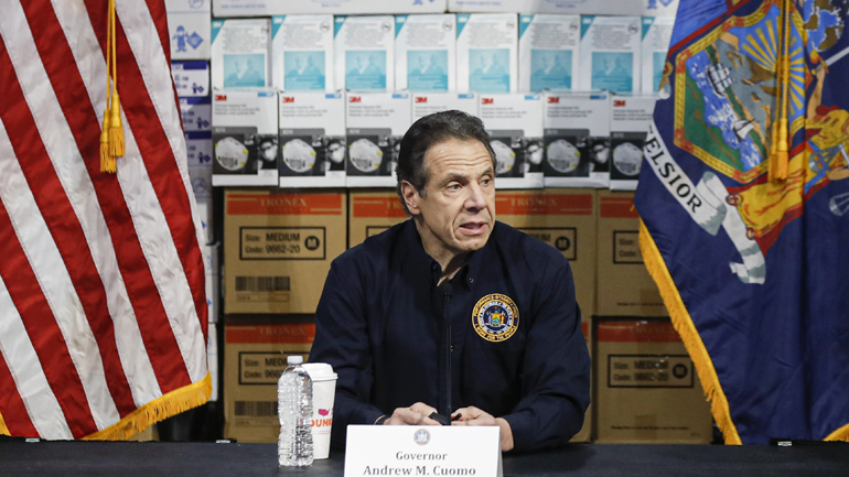 O κυβερνήτης της Νέας Υόρκης Άντριου Κουόμο
