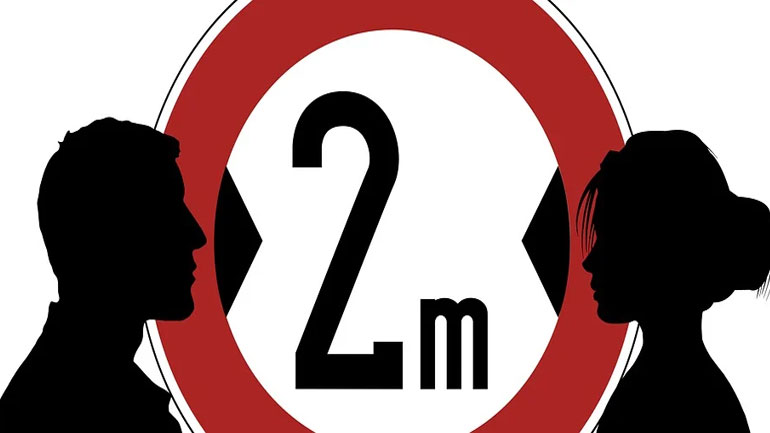 Μελέτη-κορωνοϊός: Όσο μεγαλύτερη απόσταση κρατάμε μεταξύ μας, τόσο πιο ασφαλείς είμαστε