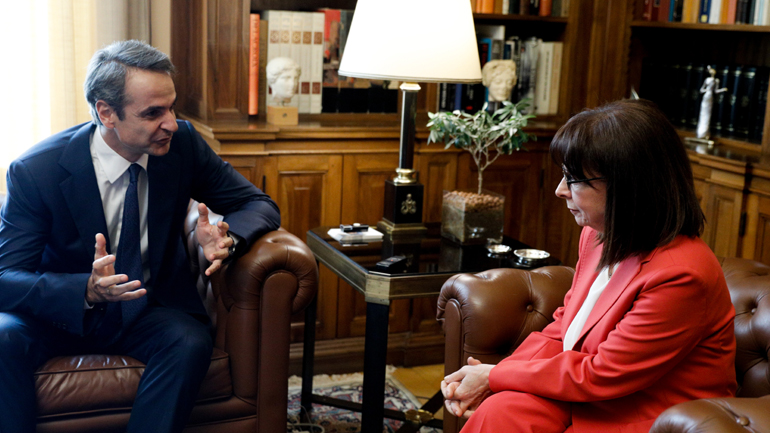 Μήνυμα σε Τουρκία από Μητσοτάκη – Σακελλαροπούλου: «Θα αντιμετωπίσουμε τις προκλήσεις»