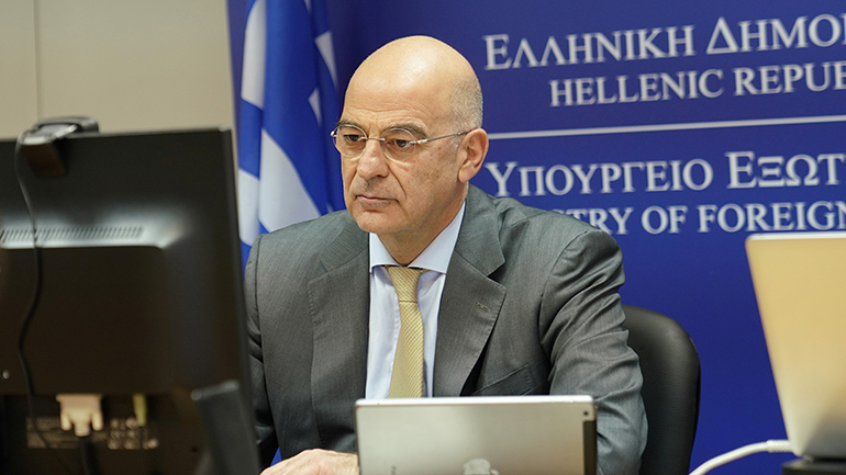 Επικοινωνία Ν. Δένδια με τον υπουργό Εξωτερικών της Ουκρανίας