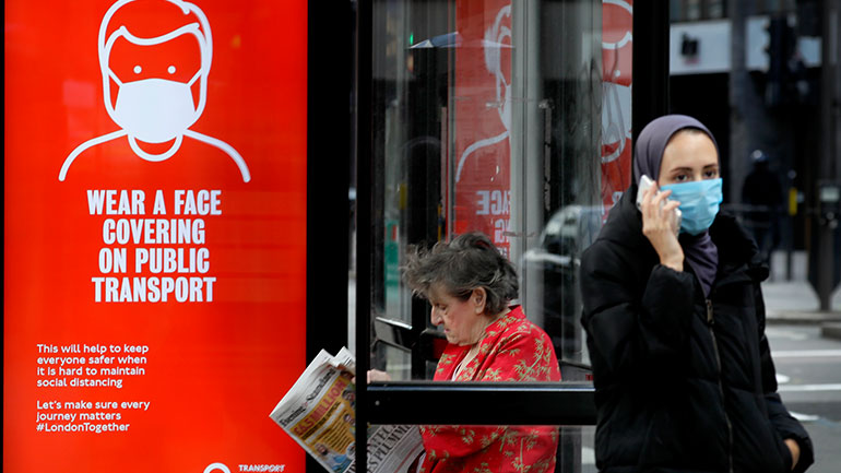 Βρετανία Άλλοι 52 νεκροί και 1.205 νέα κρούσματα ο ημερήσιος απολογισμός του κορωνοϊού