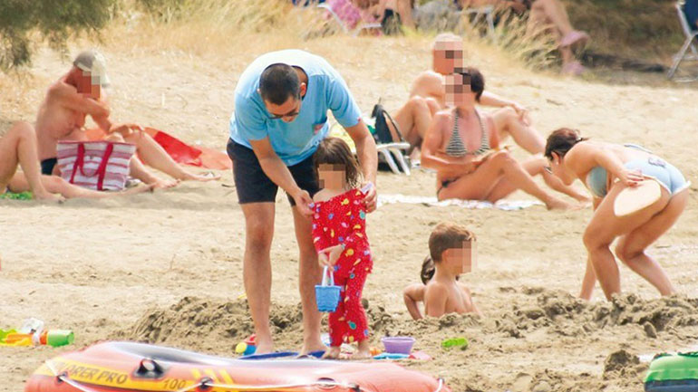 Σωτήρης Κοντιζάς: Οικογενειακή απόδραση στη Μύκονο