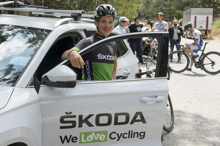 Ο ποδηλάτης Τάκης Ξούρης