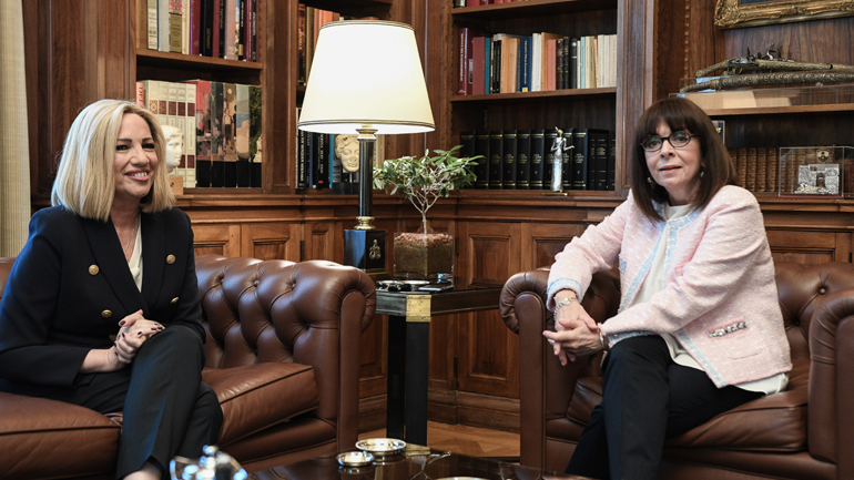 Συνάντηση Σακελλαροπούλου – Γεννηματά για οικονομία και ελληνοτουρκικά