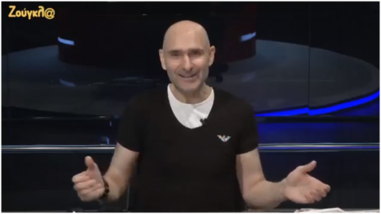 ΚΛΑΜΑ: Ο «Πρωτοσέλιδος» κάνει την πιο σουρεαλιστική ανάγνωση εφημερίδων στην Ιστορία τής Τηλεόρασης ΚΛΑΜΑ: Ο «Πρωτοσέλιδος» κάνει την πιο σουρεαλιστική ανάγνωση εφημερίδων στην Ιστορία τής Τηλεόρασης