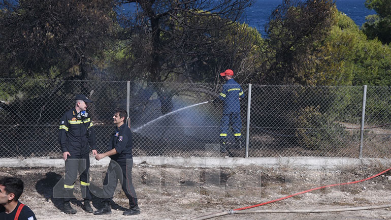 Φωτιά στον περιφραγμένο χώρο του ΠΙΚΠΑ Βούλας