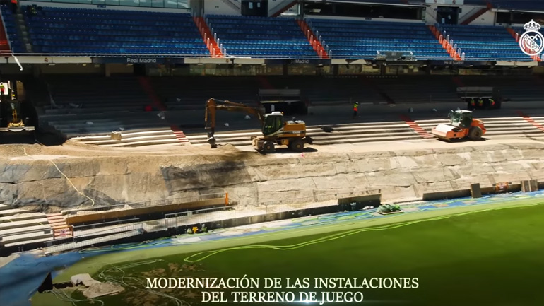 To βίντεο της Ρεάλ Μαδρίτης από την ανακαίνιση του «Σαντιάγο Μπερναμπέου»
