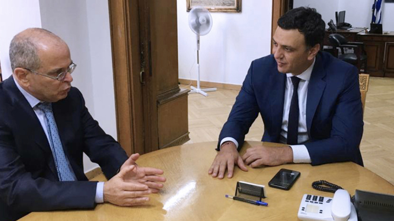 Συνάντηση Κικίλια με τον πρέσβη του Ισραήλ