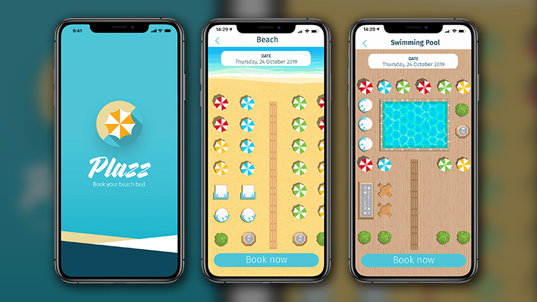 Plazz – Η βραβευμένη εφαρμογή που σε ενημερώνει σε live χρόνο για την πληρότητα της παραλίας