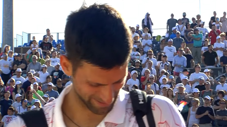 Δάκρυσε στην on court συνέντευξη ο Τζόκοβιτς