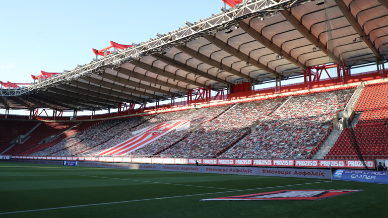 Ολυμπιακός-Άρης: Εικονική εξέδρα στο «Καραϊσκάκη»