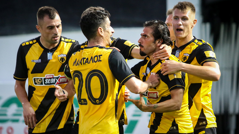 Νίκησε τον ΟΦΗ (2-0) στο Ηράκλειο και ανέβηκε στη δεύτερη θέση η ΑΕΚ