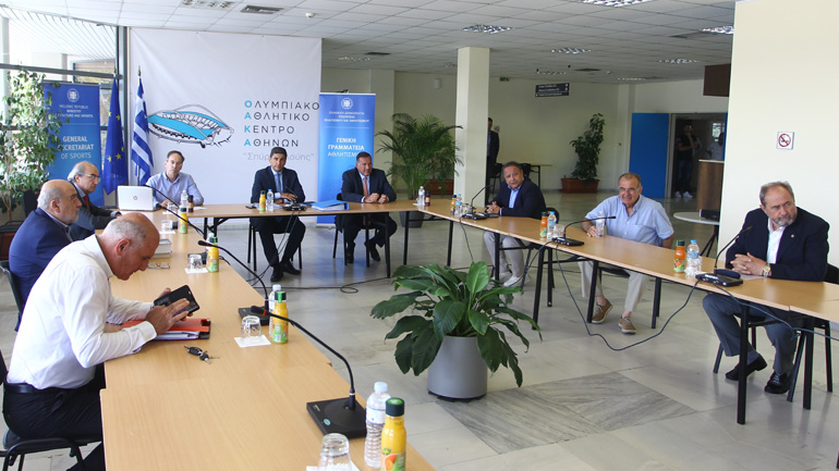 Σε καλό κλίμα η συνάντηση Αυγενάκη με την αντιπροσωπεία της ΕΟΕ