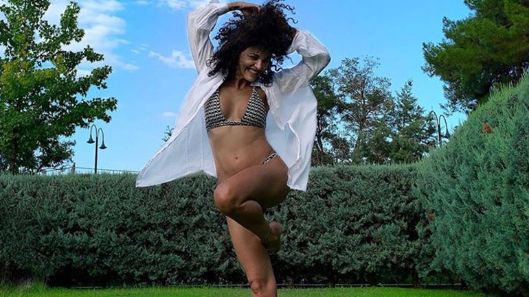 Μαρία Σολωμού: Ξέγνοιαστες διακοπές στη Σκιάθο