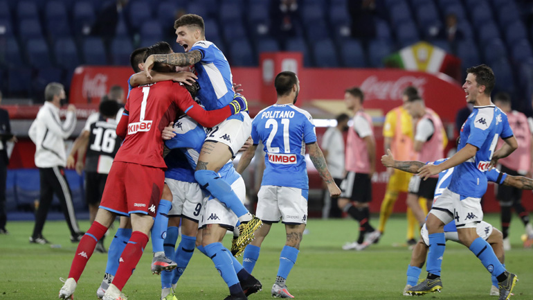 Κατέκτησε το Κύπελλο Ιταλίας η Νάπολι, 4-2 τη Γιουβέντους στα πέναλτι