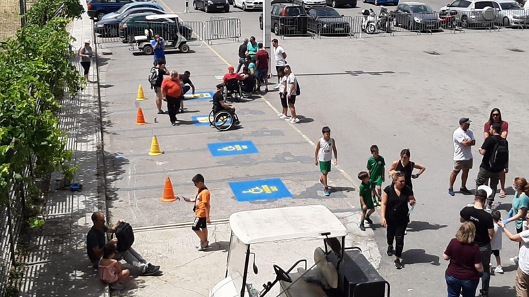 Αυξήθηκαν οι θέσεις στάθμευσης για άτομα με αναπηρία στο πάρκινγκ του κολυμβητηρίου του ΟΑΚΑ