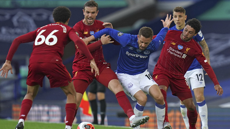 Ισόπαλο 0-0 το ντέρμπι Έβερτον-Λίβερπουλ