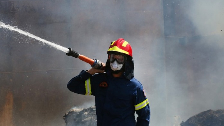 Κέρκυρα: Μεγάλη φωτιά στον ΧΥΤΑ Τεμπλονίου