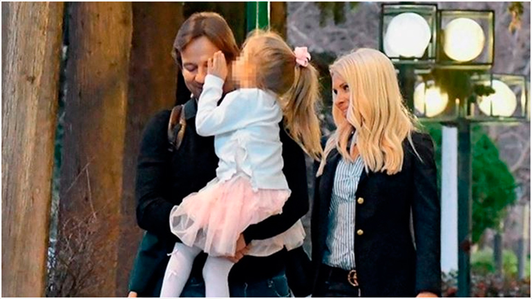 Ελένη Μενεγάκη: Η τρυφερή φωτογραφία με τη μικρή Μαρίνα και τον Μάκη Παντζόπουλο