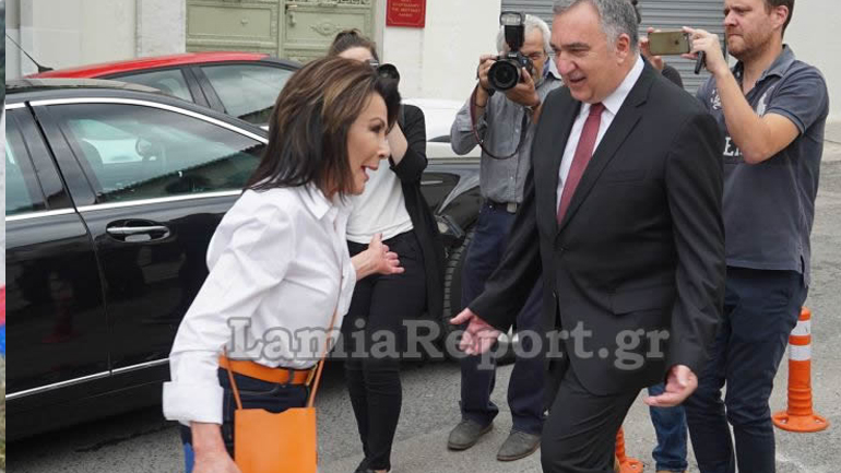 Στο Δημαρχείο Λαμίας η πρόεδρος του «Ελλάδα 2021» Γιάννα Αγγελοπούλου