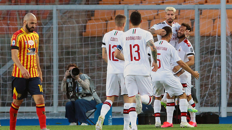 Ιταλία: Σίφουνας η Μίλαν, νίκησε εκτός έδρας με 4-1 τη Λέτσε