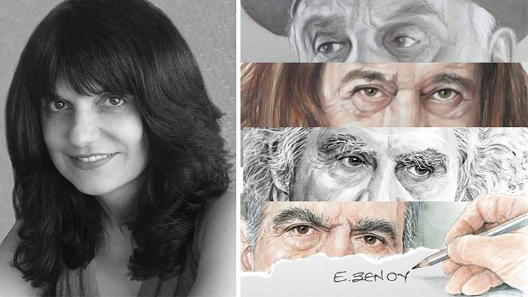 H ατομική έκθεση της Έφης Ξένου «35+3 Μορφές του Λόγου» στον Ιανό