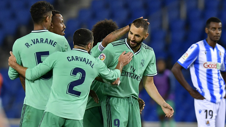 «Έπιασε» την Μπαρτσελόνα η Ρέαλ, 2-1 τη Σοσιεδάδ