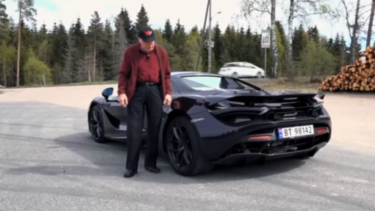 Ο ηλικιωμένος με το εντυπωσιακό supercar