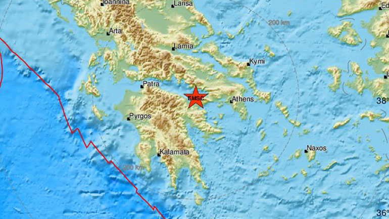 Σεισμός 3,7 Ρίχτερ στην Κόρινθο