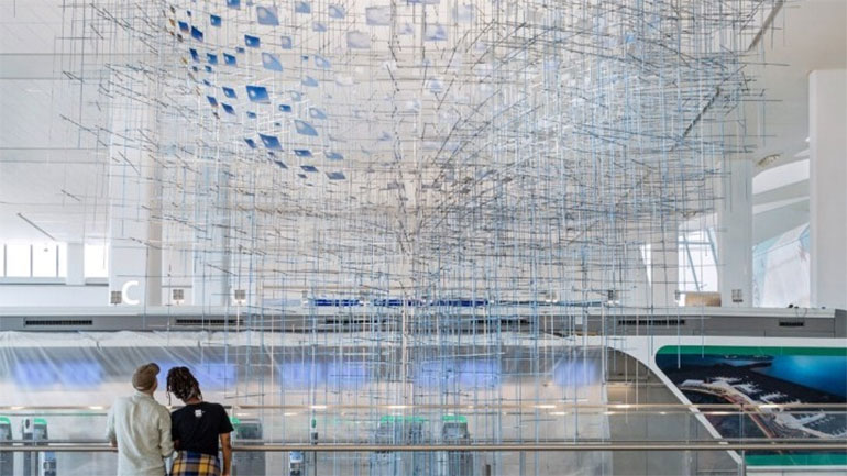 Δημόσια τέχνη στο αεροδρόμιο LaGuardia της Νέας Υόρκης