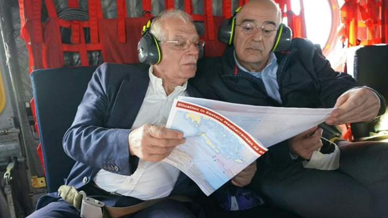 Στη συνοριακή διάβαση του Έβρου ο Δένδιας με τον Μπορέλ