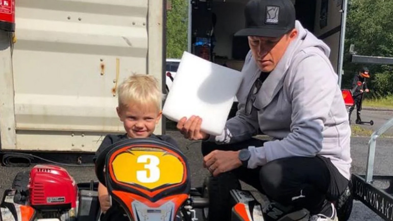 Ο Raikkonen junior είναι γεννημένος οδηγός