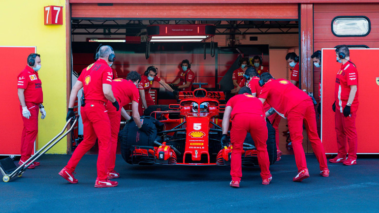 Επέστρεψαν στην πίστα οι Vettel και Leclerc