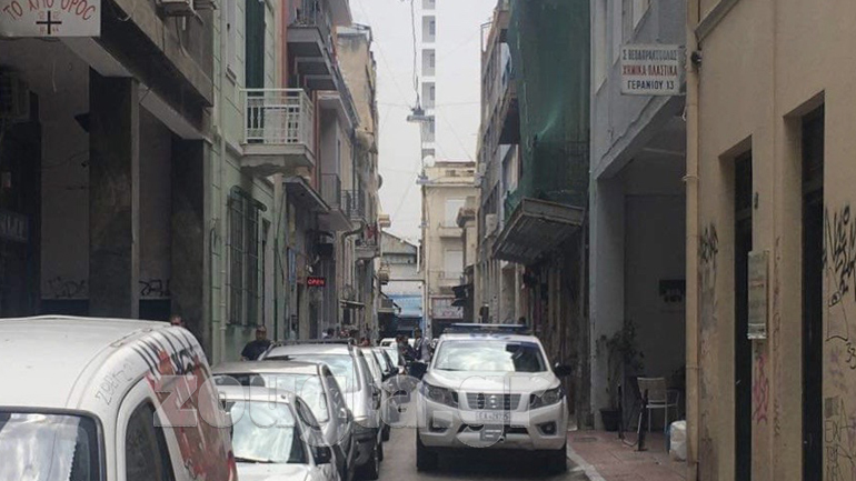 Επιχείρηση της ΕΛ.ΑΣ. σε εγκαταλελειμμένο κτήριο στην οδό Γερανίου