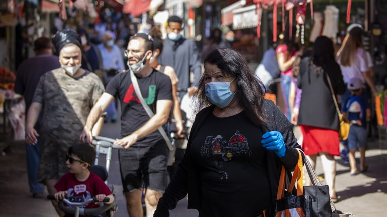 Ισραήλ-Covid-19:  Ένας νέος θάνατος και 356 νέα κρούσματα