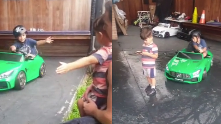 Ο μικρός κάνει drift σαν τον Ken Block