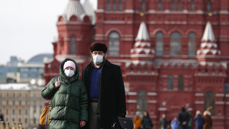 Ρωσία: Ο αριθμός των κρουσμάτων έφθασε τις 620.794 και των θανάτων τις 8.781