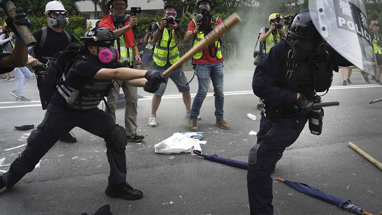 53 συλλήψεις στο Χονγκ Κονγκ σε διαδήλωση κατά της κυβέρνησης
