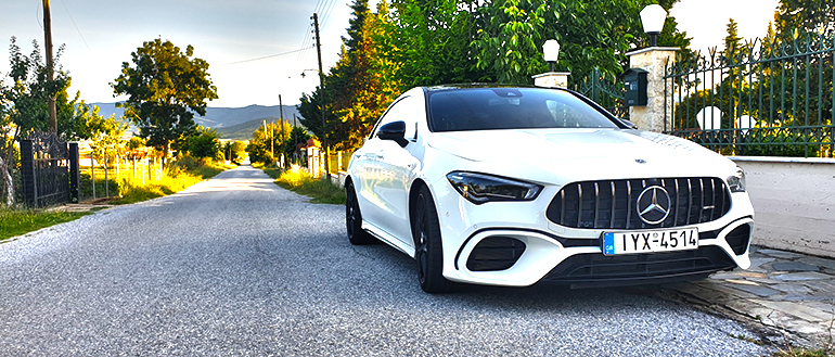 Με τόσα που γίνονται πρέπει να αρχίσουμε να ετοιμαζόμαστε για νέες διαδρομές... (στη φωτό η Mercedes CLA 45S AMG)