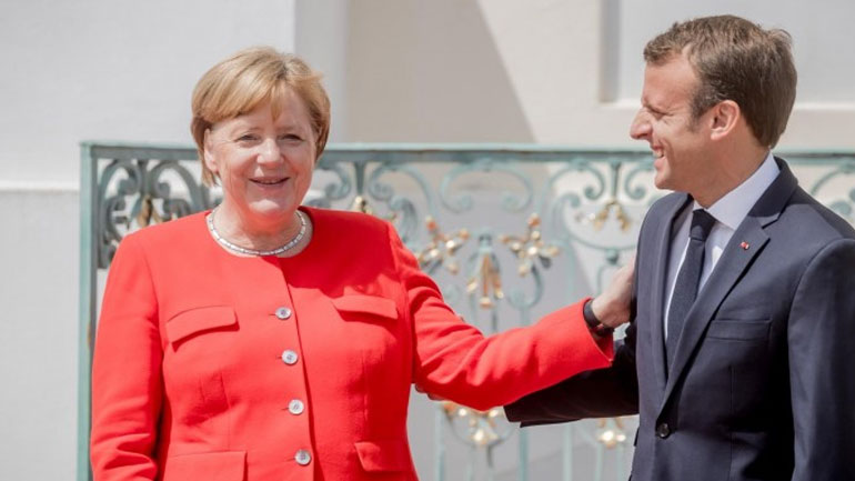 Συνάντηση Μέρκελ-Μακρόν για το Ταμείο Ανάκαμψης